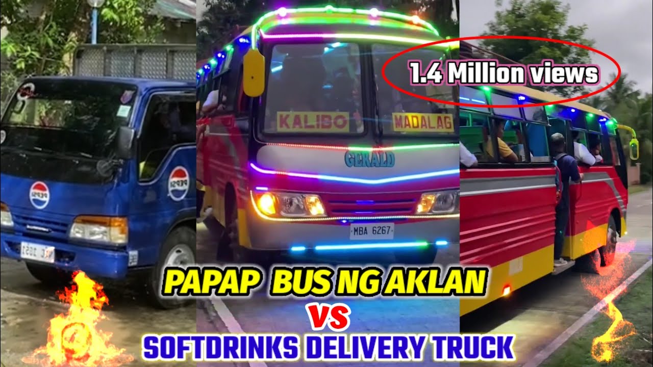 Provincial BUS ng AKLAN vs SOFTDRINKS DELIVERY TRUCK 😱 | JSuplado TV