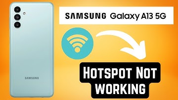 Samsung A13 Hotspot Not working Problem || Samsung Hotspot connection issue