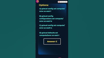 Whizlabs Question of the Day (QOD) | Google Associate Cloud Engineer Exam Questions #shorts
