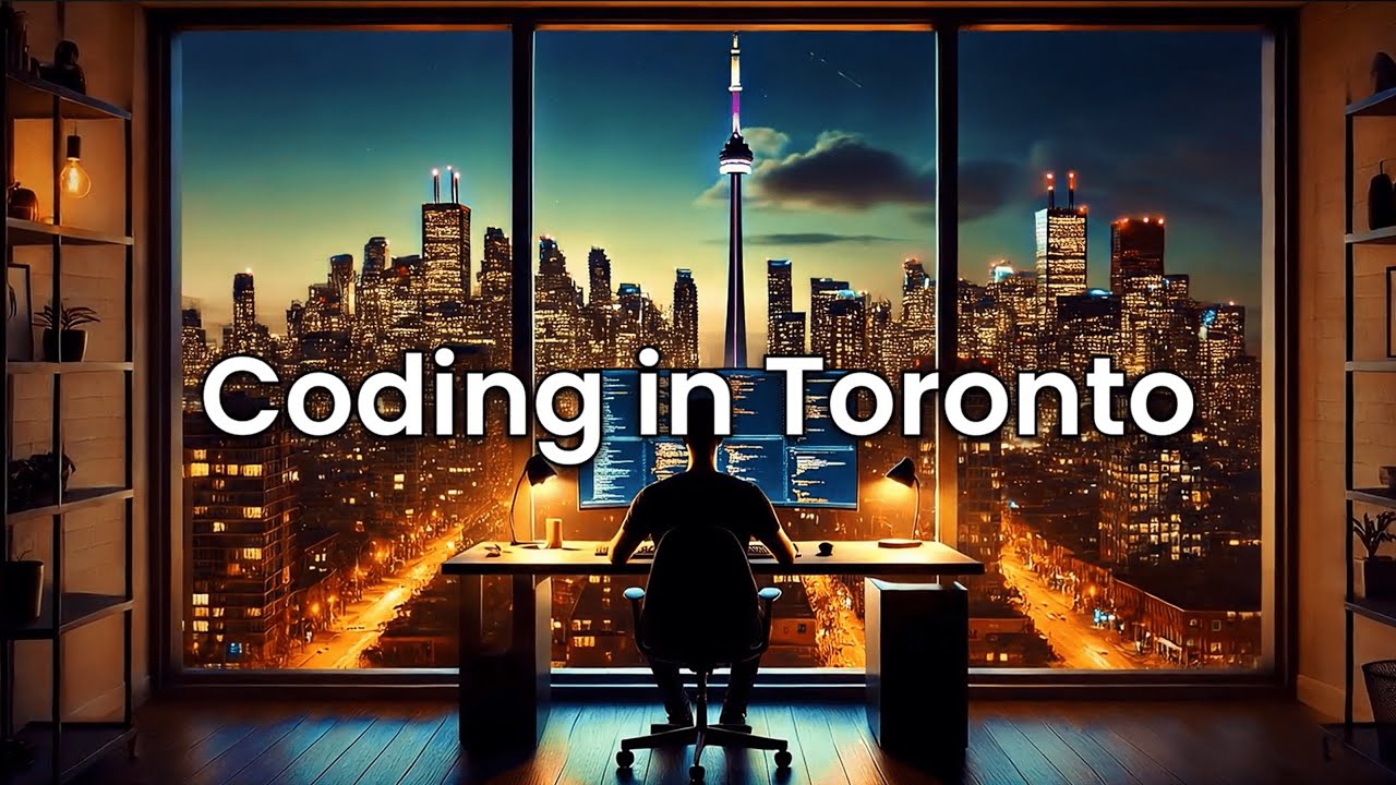 Coding Session in Toronto 🇨🇦 | Night coding Ambience for Deep Focus ...