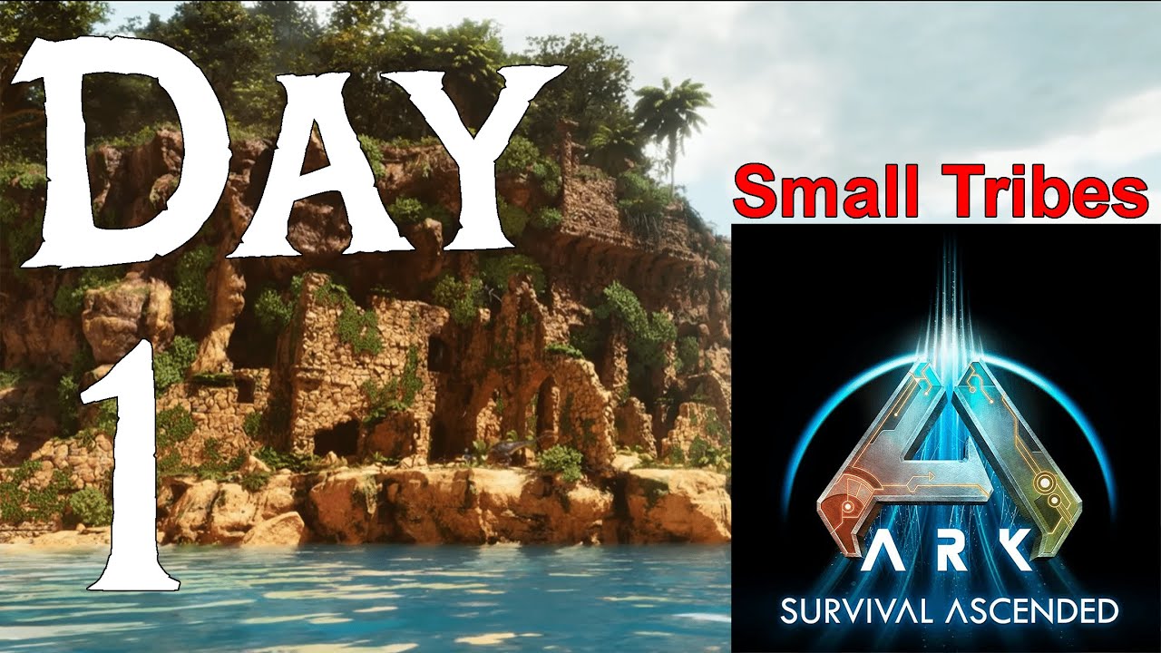 How a 70k Hours Tribe Start Day 1 On ARK ASCENDED Small Tribes Ark PVP YouTube