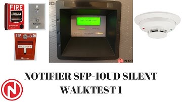Notifier SFP-10UD Silent Walk-Test