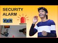 How to make a security system with Ultrasonic Sensor and Arduino || Arduino tutorial Hindi