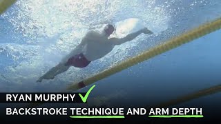 Ryan Murphy's Backstroke Arm Depth Technique! by SWIMVICE 5,819 views 2 months ago 8 minutes, 12 seconds