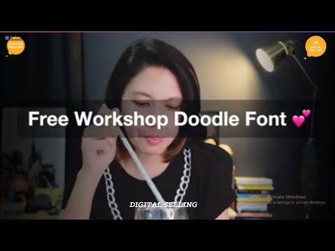 แบบอักษร Doodle Workshop ฟรี 💕