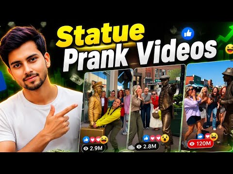 This AI Statue Prank Niche Is Trending Right Now 🚀