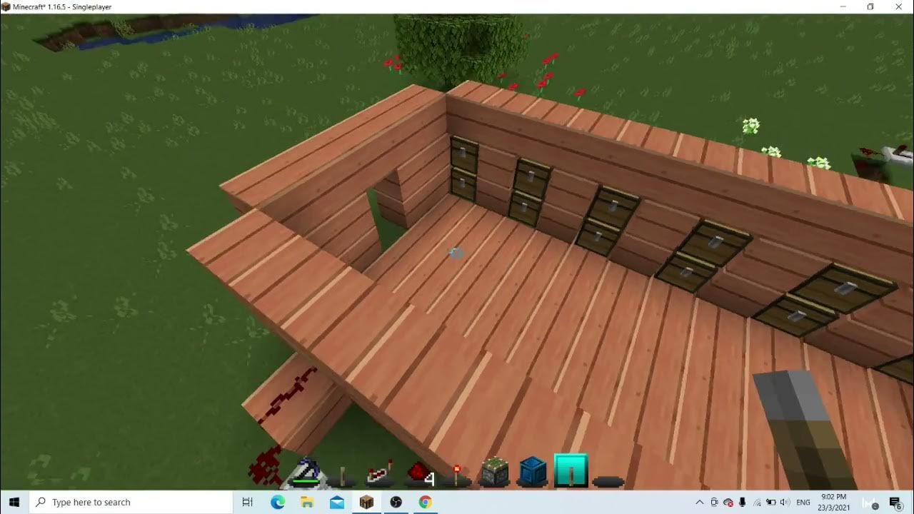 How To Build A Secret Room In Minecraft Using Your Empty Wall In Your