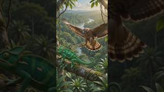 The Chameleon Had Nowhere to Hide! | Part 2🦎 A Hawk Spotted Him Instantly! | Part 2