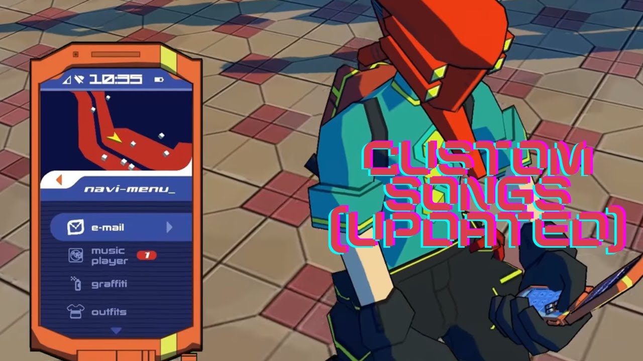 CUSTOM MUSIC MOD FOR BOMB RUSH CYBERFUNK (UPDATED VERSION) & WHERE HAVE