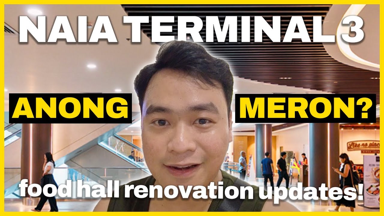 HINDI MO ALAM NA MAY GANITO SA NAIA? (Terminal 3 Food Hall + T1 Transfer) 🇵🇭 | Nico Dormis