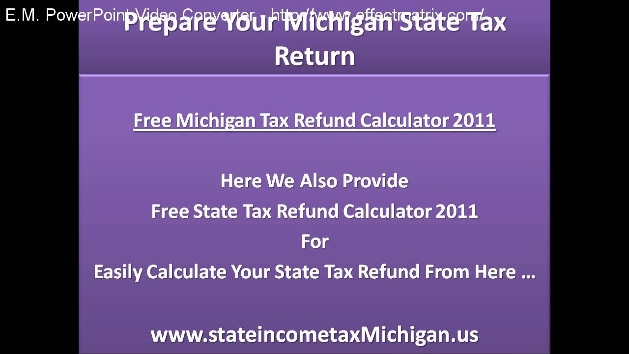 michigan paycheck tax calculator