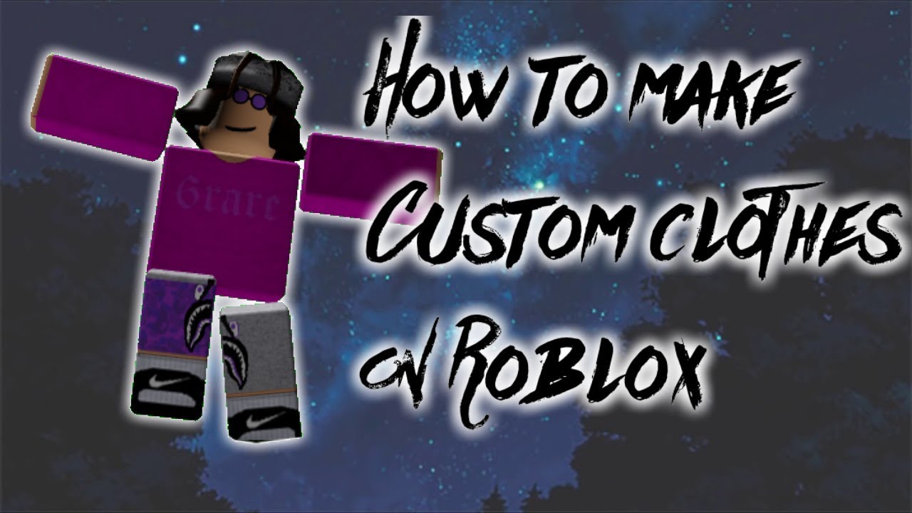 How to create Custom Shirts on ROBLOX - YouTube