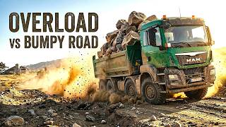 Truck vs. IMPOSSIBLE Bumpy Road (100% Destruction)