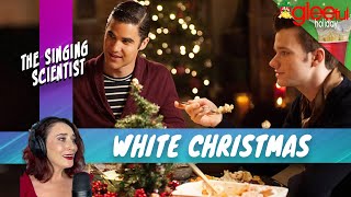 Vocal Coach Reacts  GLEE - White Christmas | WOW They were