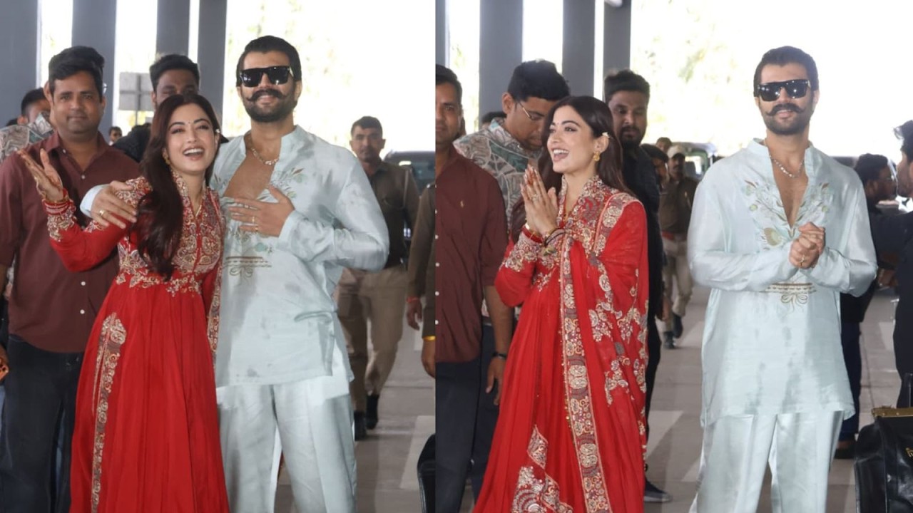 रश्मिका मंदाना और विजय देवरकोंडा ने शादी के बाद एयरपोर्ट पर क्या किया, देखिए