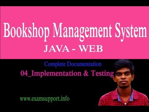 Book Shop Management System - (lesson 04 - java web)