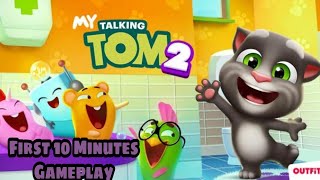 Free Android Games for kids (MY TALKING TOM 2 first 10minutes Gameplay) screenshot 2