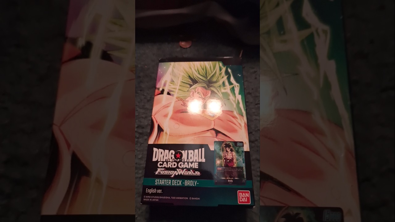 #DRAGONBALLZFUSIONWORLDSTARTERDECKBROLY #subscribe #shorts #BROLY #DRAGONBALLZ #SSJBROLY #DBZ