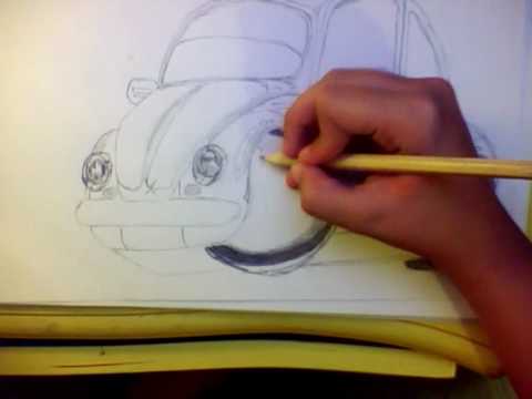 Beetle Speed Drawing- Stylist - First Try