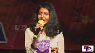 Madhu Priya,Telangana Folk singer singing at DATA Bathukamma & Dasera Panduga