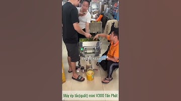 Máy ép nước cốt chanh tắc quất mini công suất nhỏ dùng gia đình Model V300 Tấn Phát