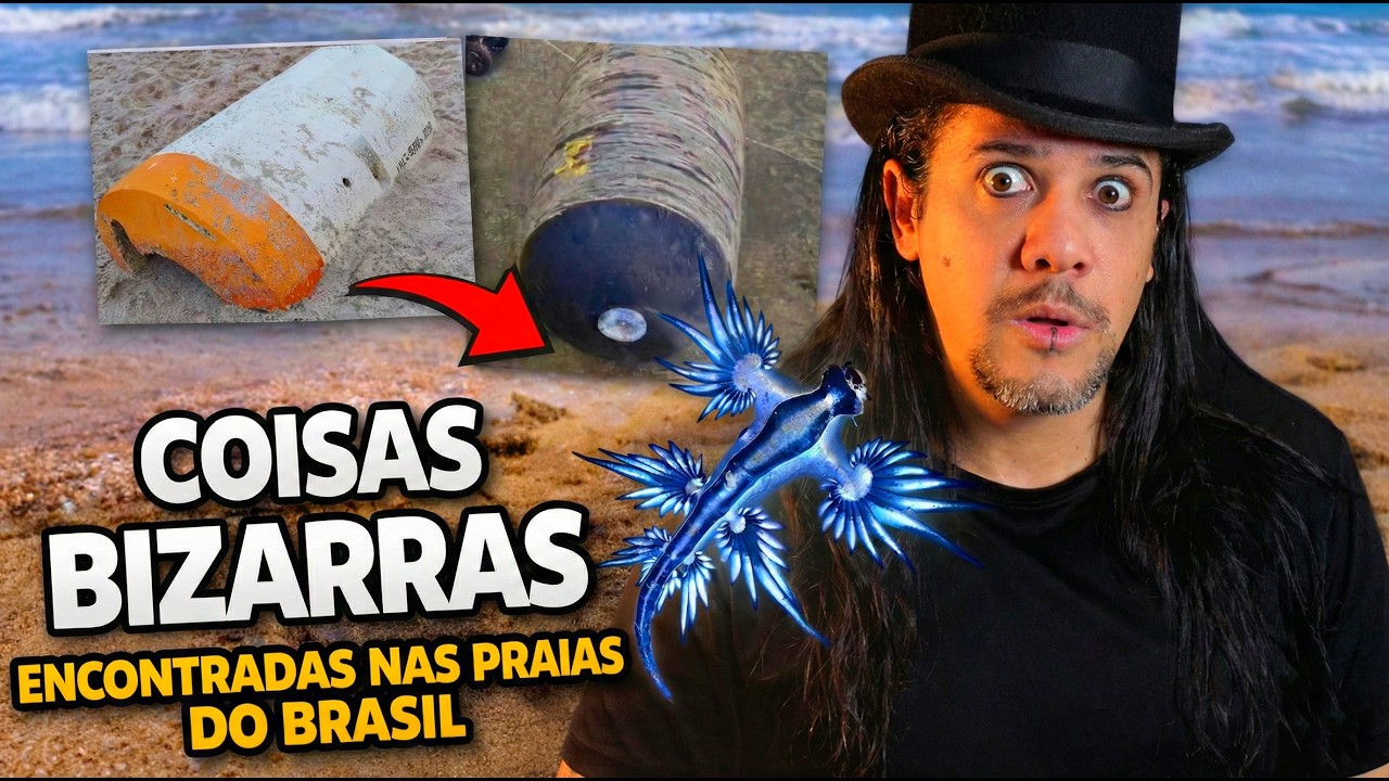 Coisas REAIS e ESTRANHAS que apareceram nas praias do Brasil