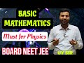 Basic Mathematics for NEET Aspirants || Class XI Physics || by UY Sir #neet  #jee #boardexam