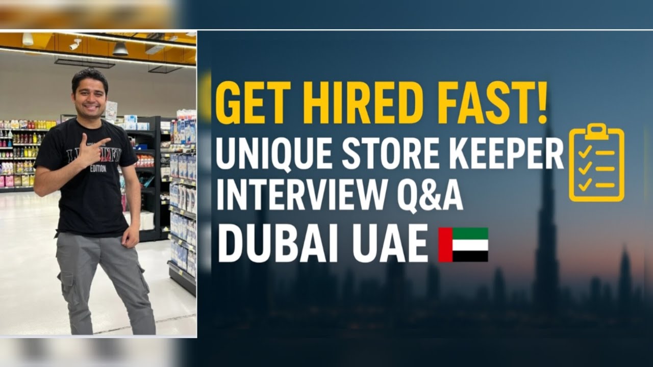 “STORE KEEPER INTERVIEW QUESTIONS & ANSWERS | Get Hired Fast in Dubai ...
