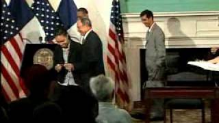 8/30/11: Mayor Bloomberg Presides Over Bill Signing Ceremony