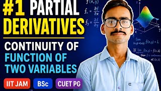 Partial Derivatives, Continuity of function of two variables, #exam #bsc #maths #viralvideo #cuetpg 