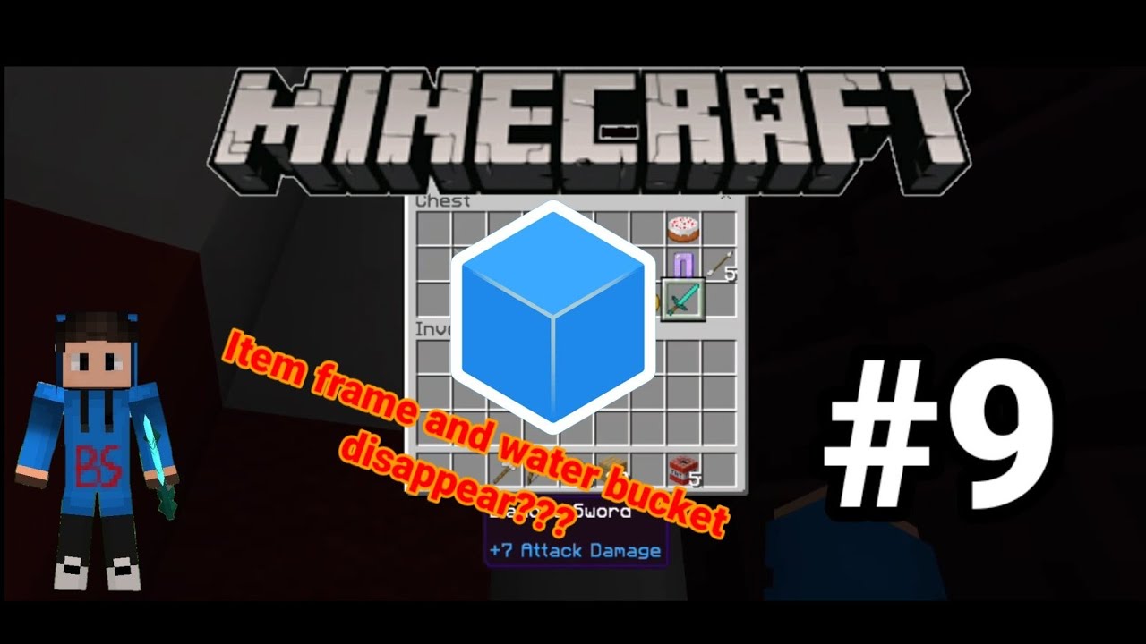 Item frame and bucket disappear? Minecraft Cubecraft 9 YouTube