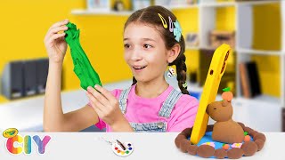 Creative Model Magic And Clay Projects For Kids Diy Colorful Earrings