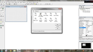 สอนการใช้ Form โปรแกรม visual basic 6.0 part 1 By ปรีดา