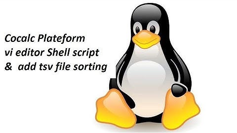 Cocalc online linux terminal || Vi Editor & tsv File ||