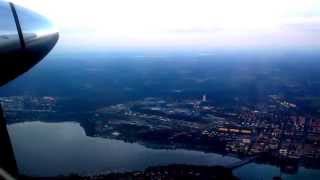 20140908 Lyfte från Östersund mot Bromma med Malmö Aviation