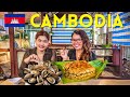 Eating CRAB BRAIN, BABY BEES &amp; SMASHED FROG 🇰🇭 Cambodian Food Tour in Phnom Penh