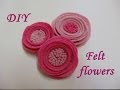 DIY Felt flowers,Tutorial,How to,easy fabric flowers,felt roses