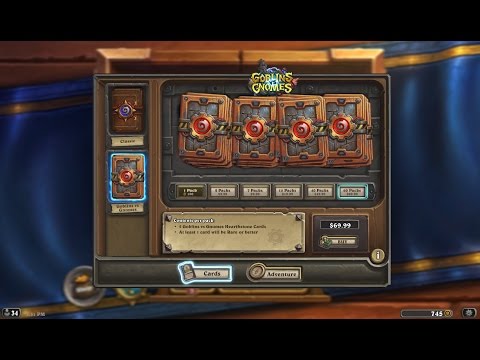 Hearthstone - Opening 20 FREE Packs From Amazon Coins
