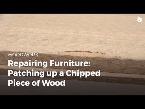 Furniture Repair: Patching up a Torn-Off Piece of Wood | DIY Projects