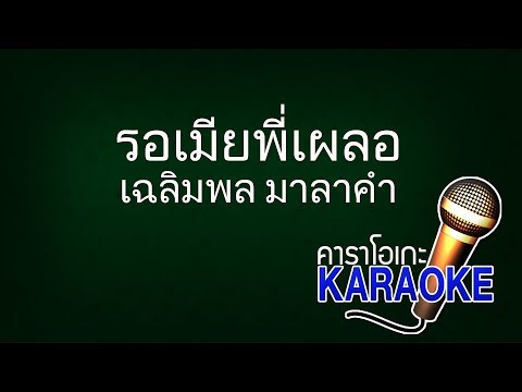 รอเมียพี่เผลอ - เฉลิมพล มาลาคำ [KARAOKE Version] เสียงมาสเตอร์