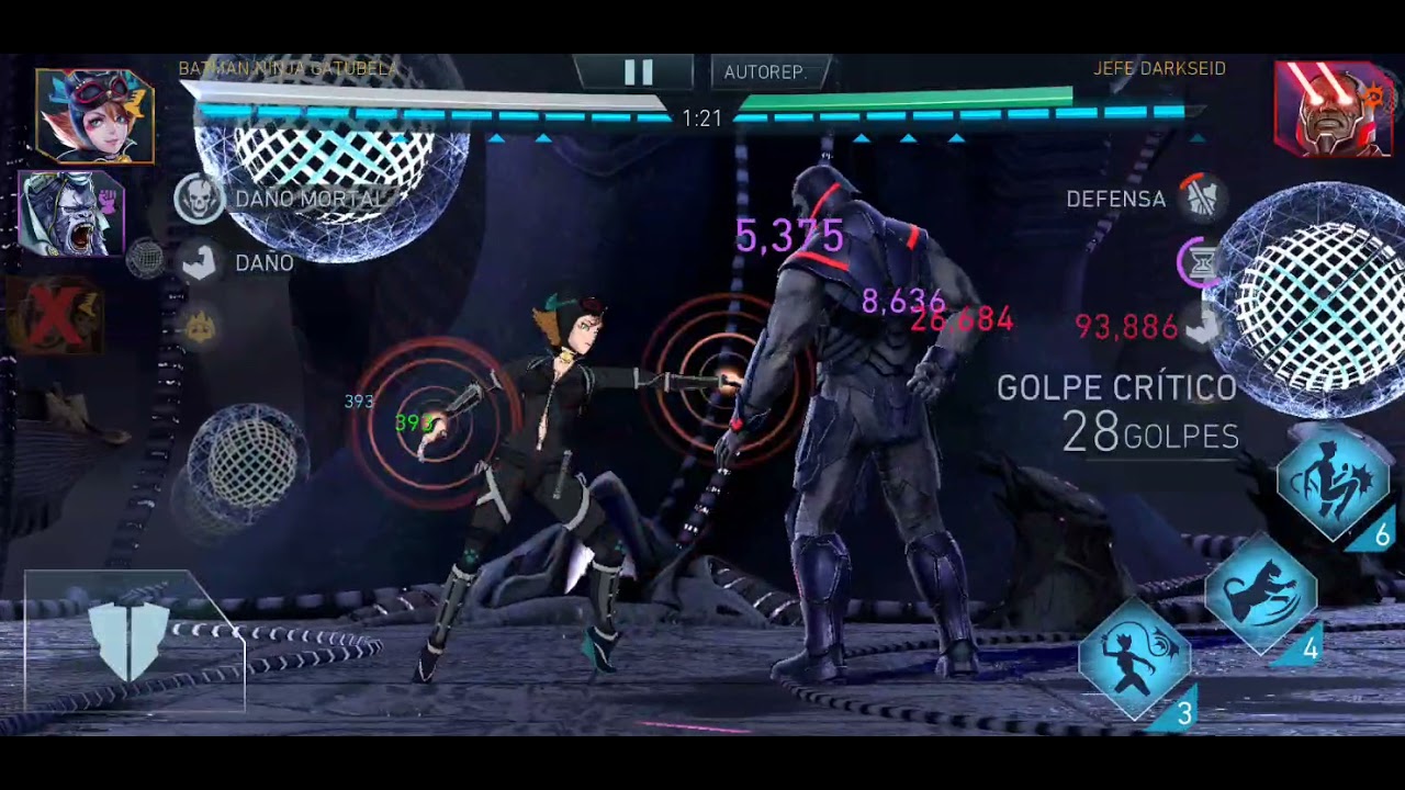 JEFE DARKSEID el ascenso de krypton, heroico lll injustice 2 mobile