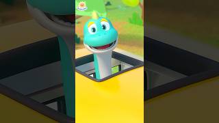 Dino Bumped His Head! 🦖| The Wheels on the Bus #liachacha #babysong #shorts