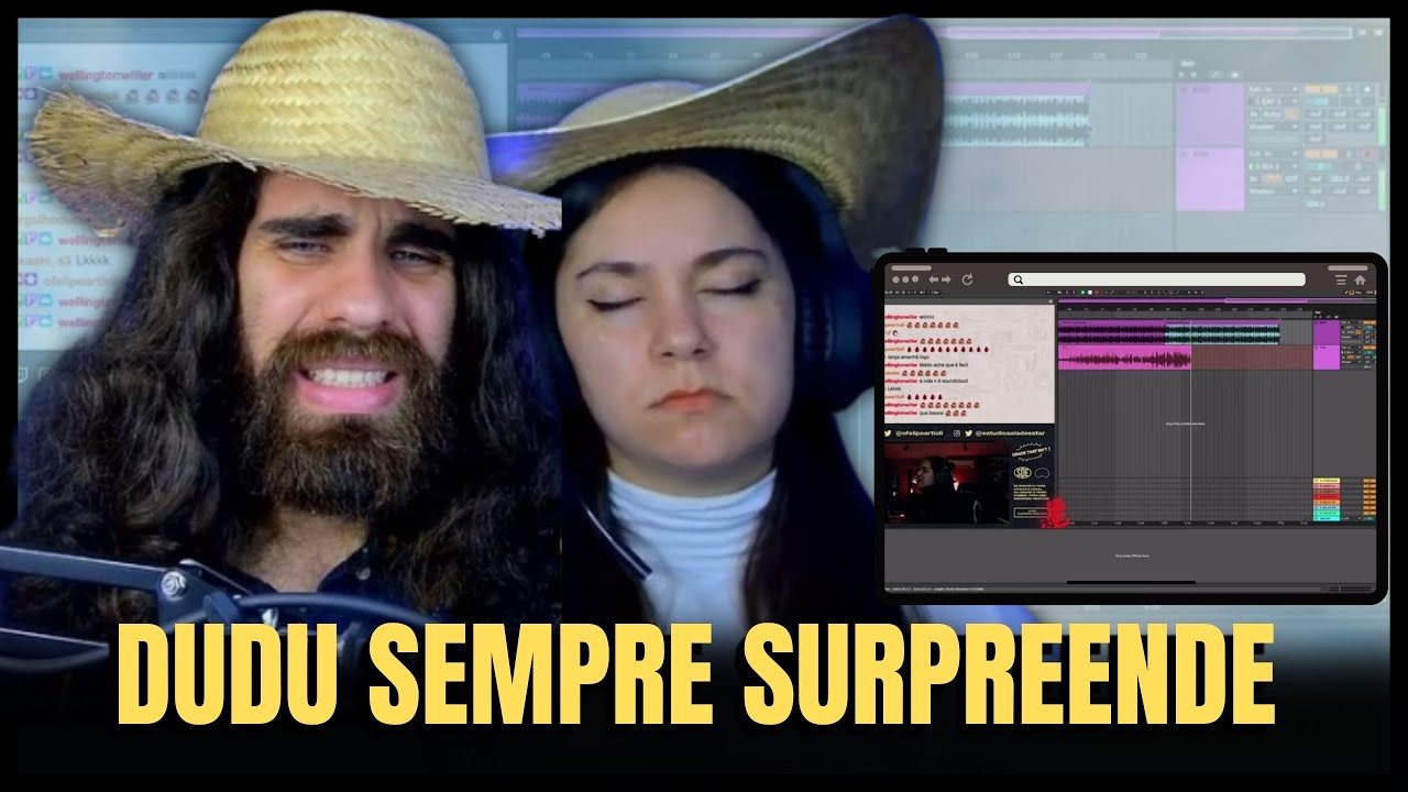 Dudu faz música com 8 minutos de freestyle SDF Cute - React Lucas Meira feat Carol