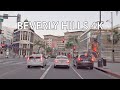 Beverly Hills 4K - Driving Downtown - USA