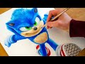 Drawing Sonic The Hedgehog (2020) - Nimauke