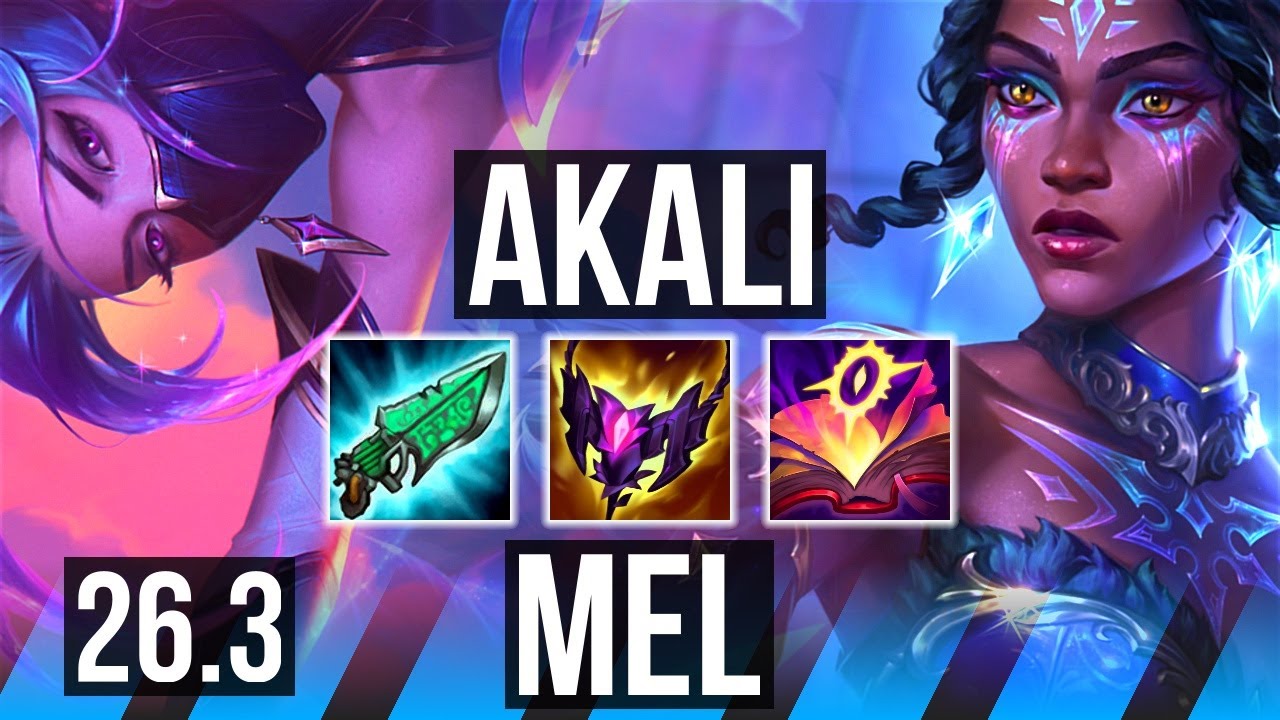 52k AKALI vs MEL (MID) | 52K damage | EUW Grandmaster | 26.3 - YouTube