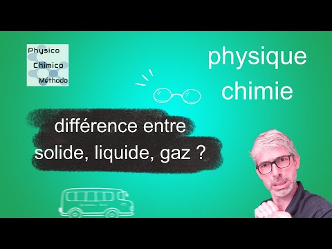 Vidéo: Quelle est la différence de gaz solide liquide ?