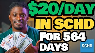 So I Invested $20 💰  Into SCHD Every Day For 564 Days and This Happened!!!!