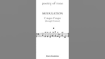Close Modulations, Part 3/10: C major to F major #shorts #modulation  #musictheory