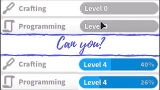 Can you get your crafting and programming skills up? | Bloxburg